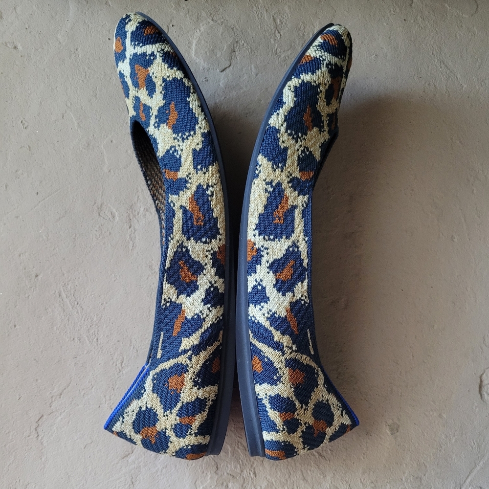 Rothy's The Square Big Cat Textile Flat Comfort Shoes Size US 12 - Picture 5 of 7